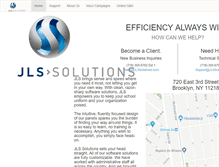 Tablet Screenshot of jlssolutions.com